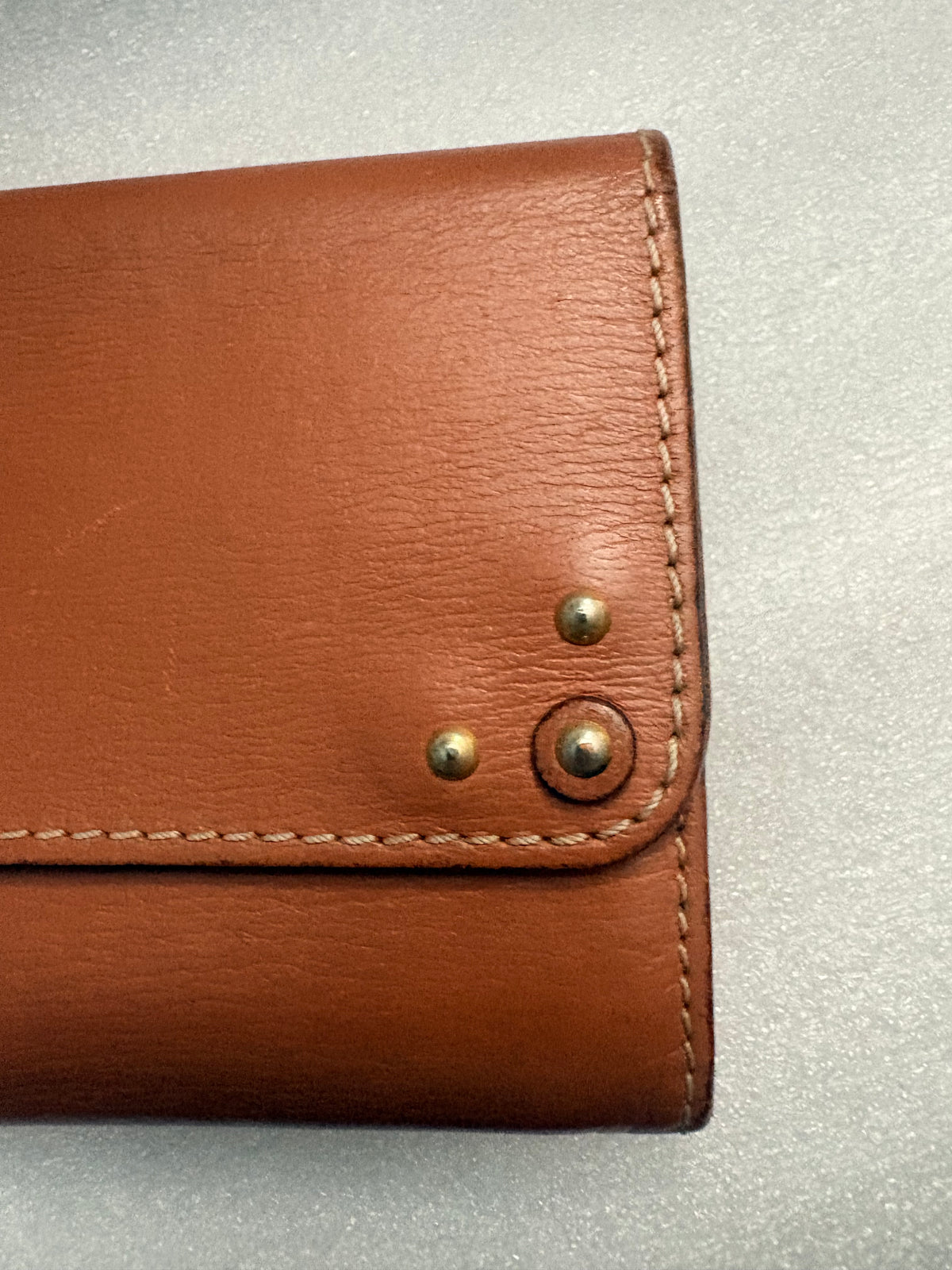 Chloé Paddington Rosewood Leather Long Wallet Lock Key + COA Y2K