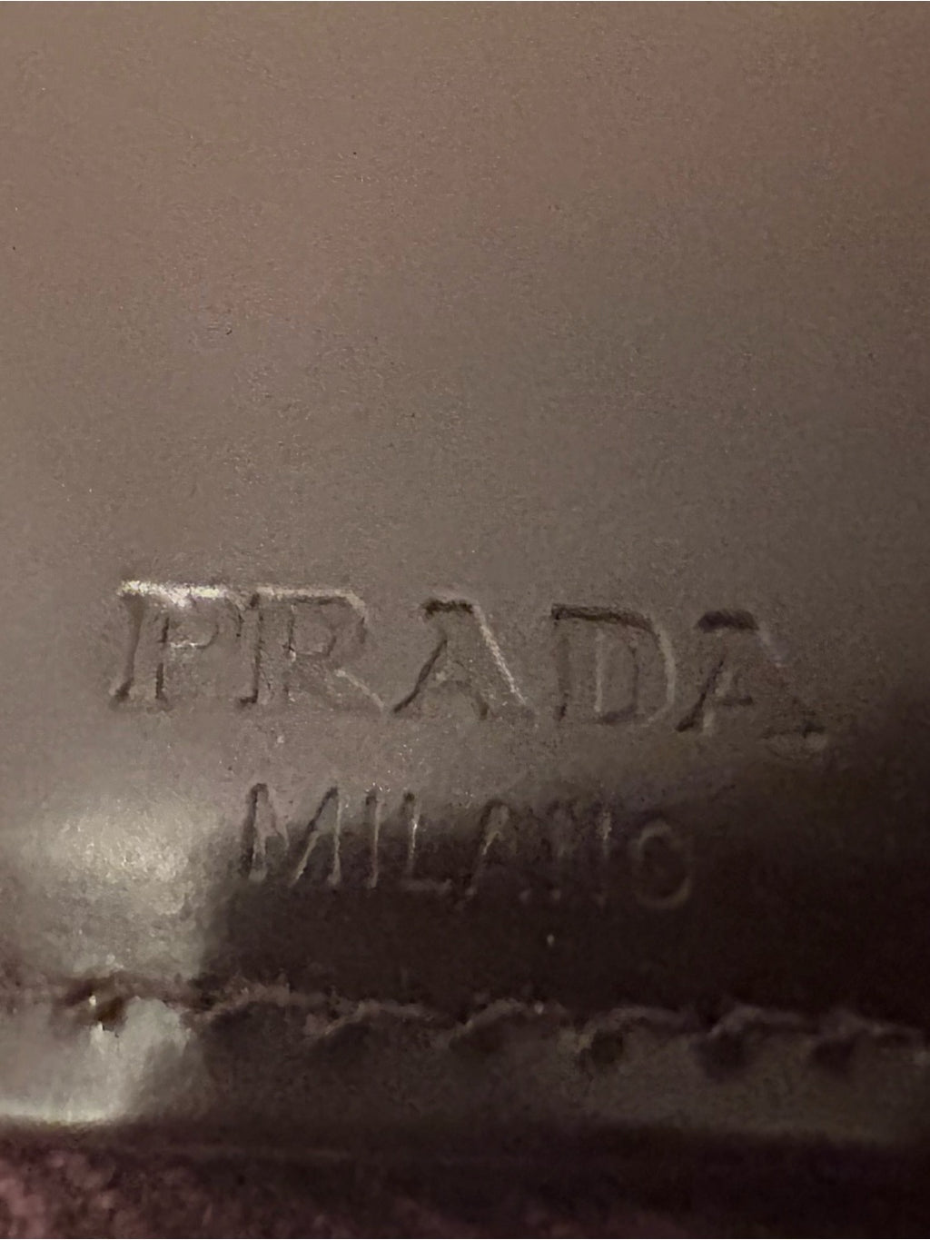 Vintage Prada brown leather wallet