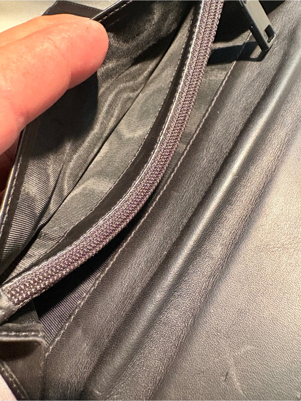Salvatore Ferragamo black long wallet