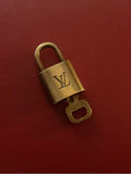Louis Vuitton brass padlock and key 314