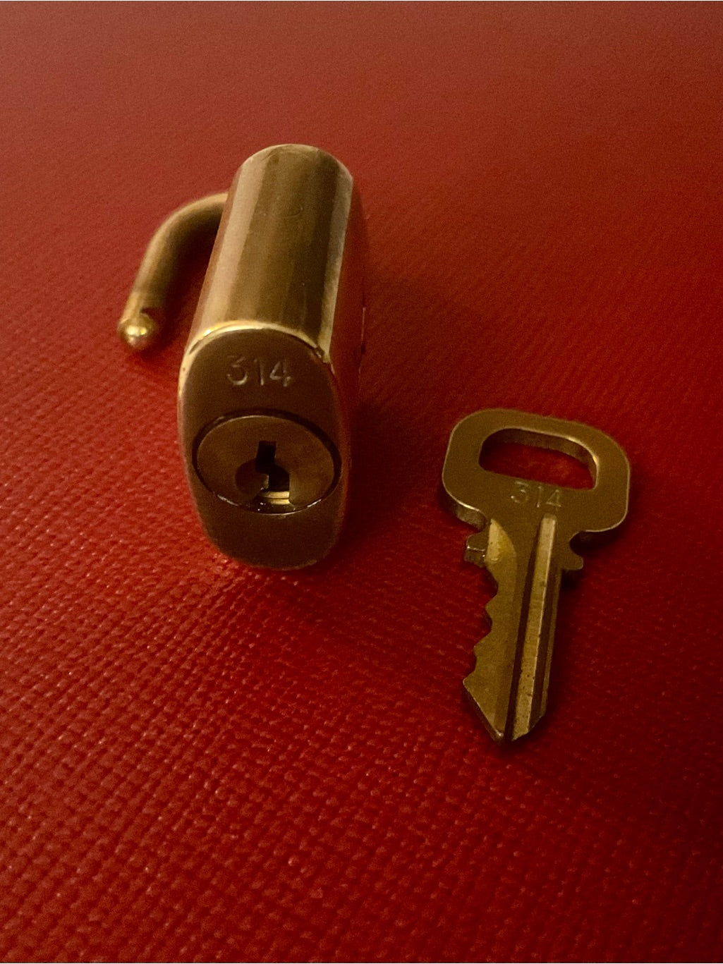 Louis Vuitton brass padlock