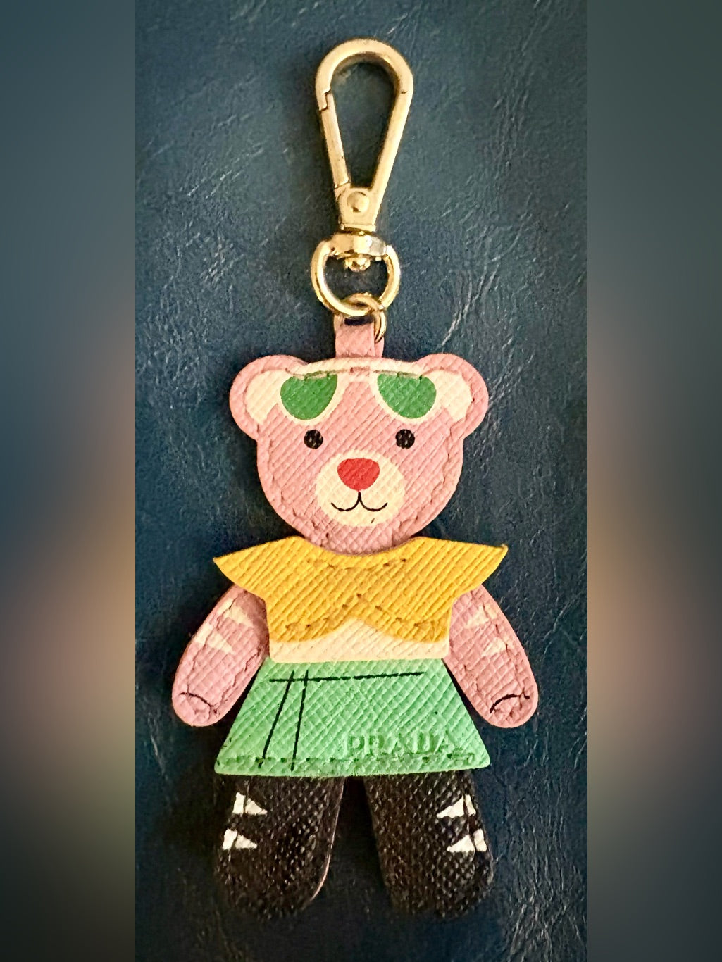 Prada teddy bear charm