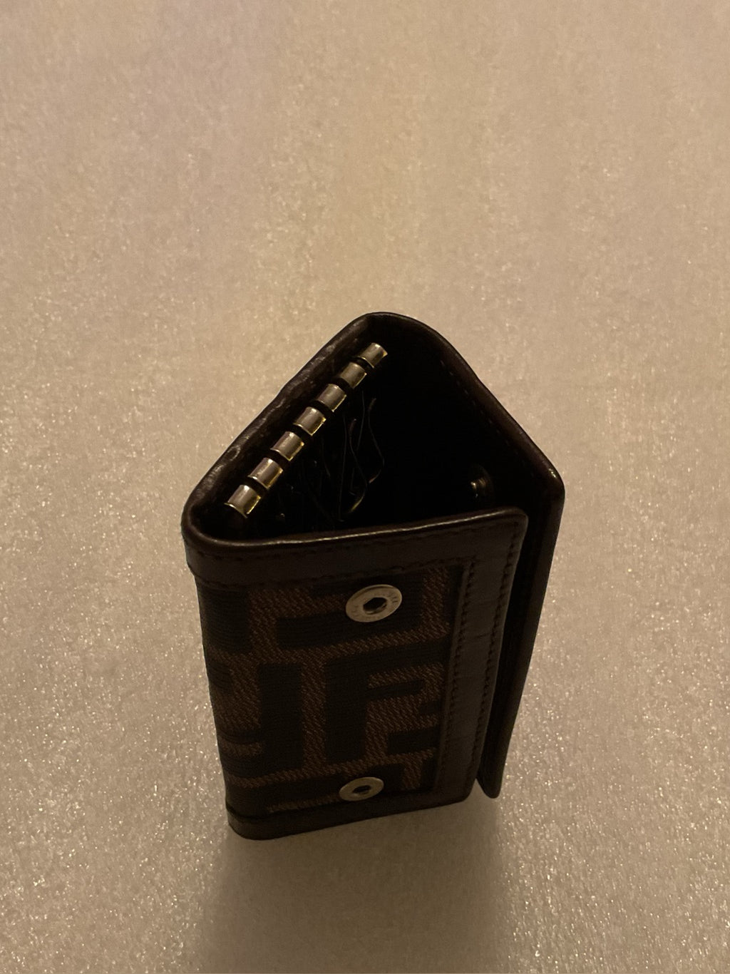 Vintage Fendi Zucca key case