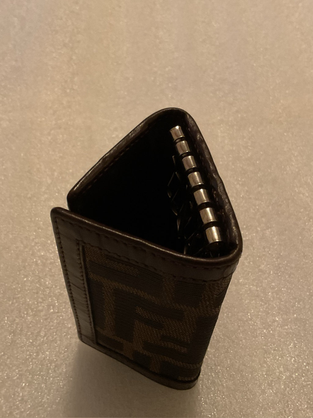 Vintage Fendi Zucca key case