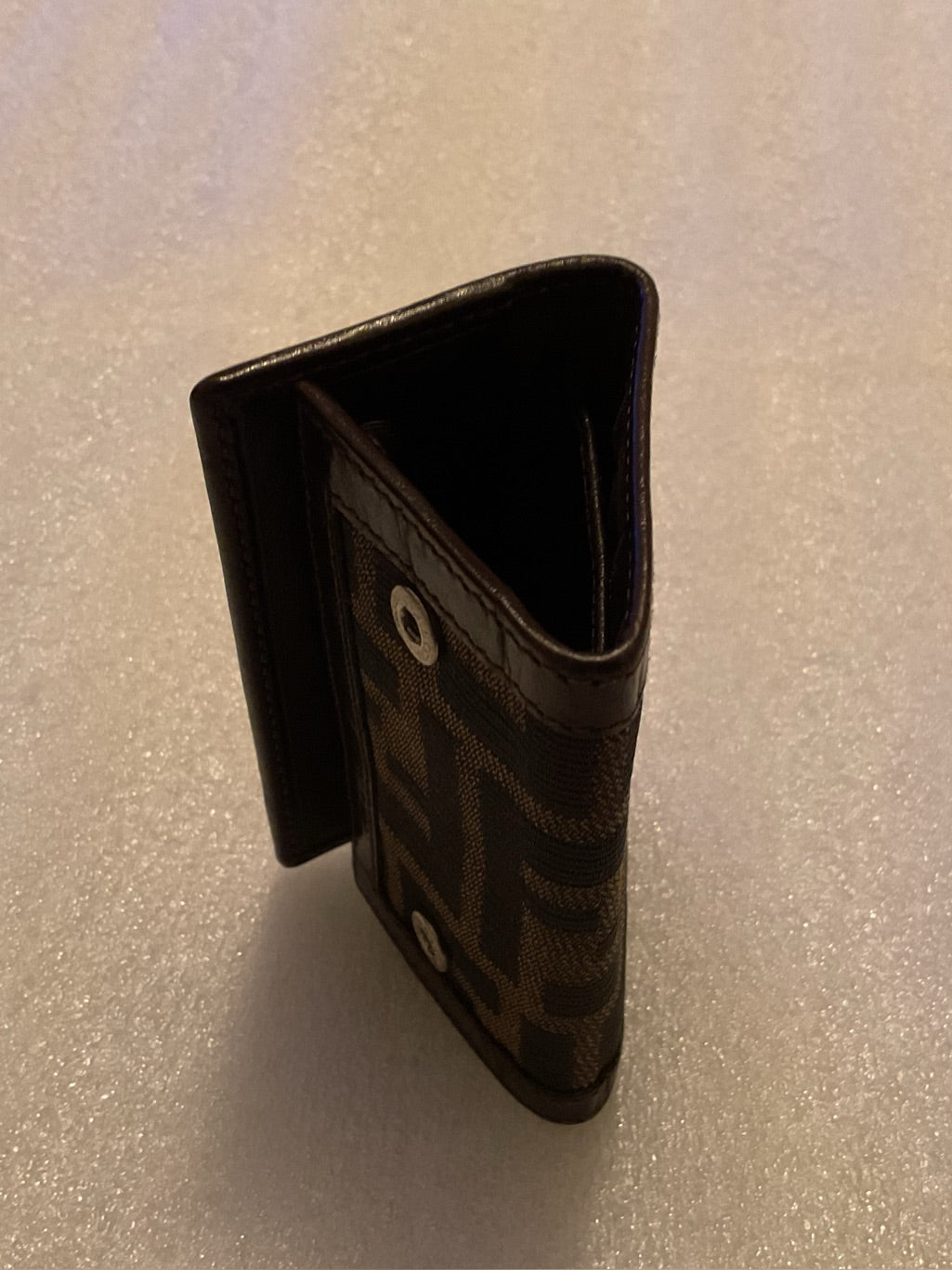 Vintage Fendi Zucca key case