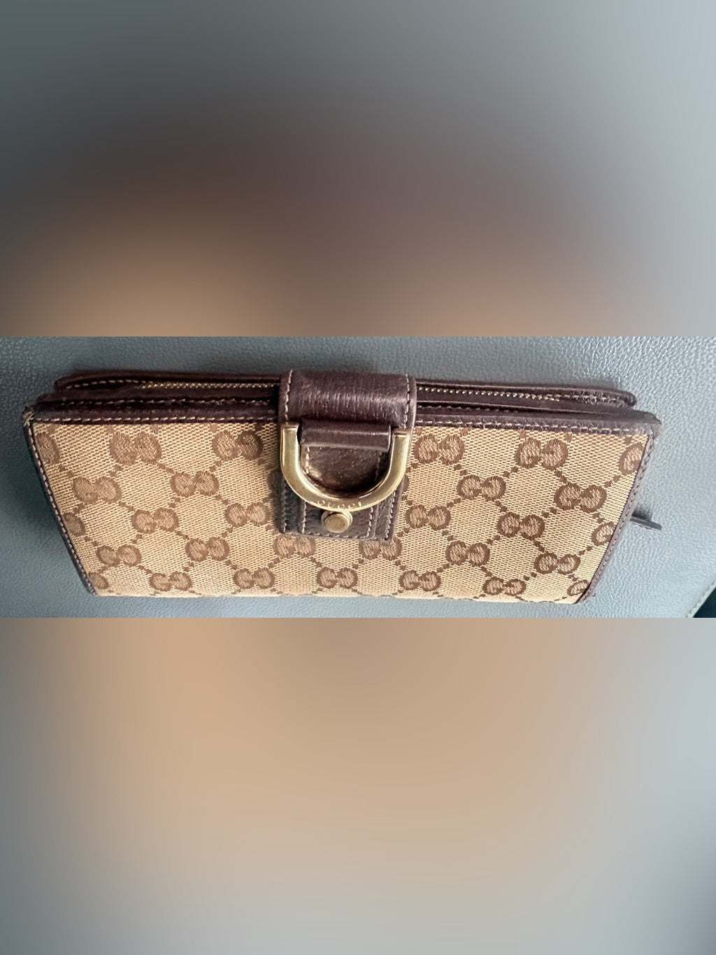 Vintage Gucci Abbey D-Ring wallet