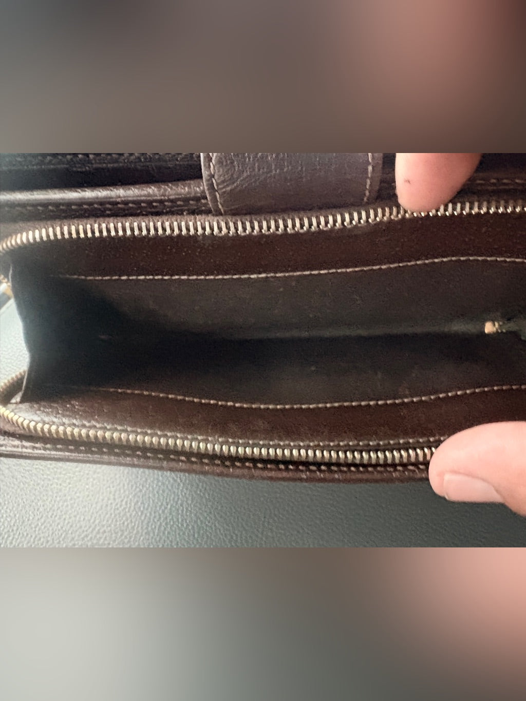 Vintage Gucci Abbey D-Ring wallet