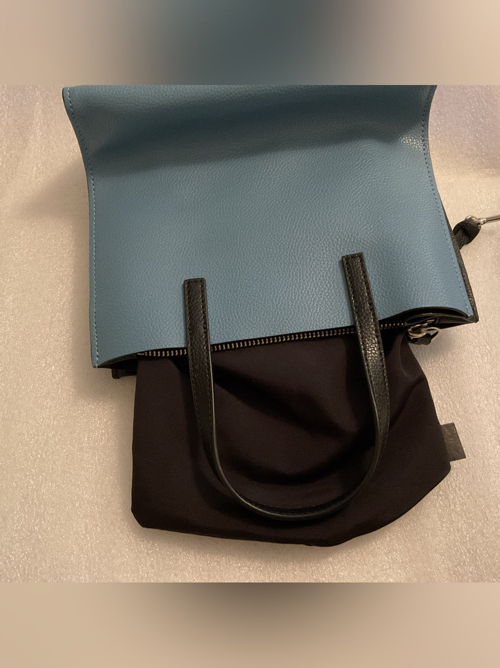 Marc Jacobs Mini Grind Colorblock Tote in Blue Heaven Multi M0016132 | listing photo 12