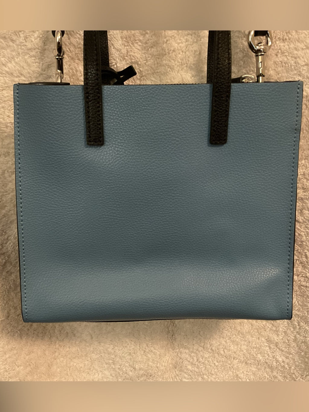 Marc Jacobs Mini Grind Colorblock Tote in Blue Heaven Multi M0016132 | listing photo 4