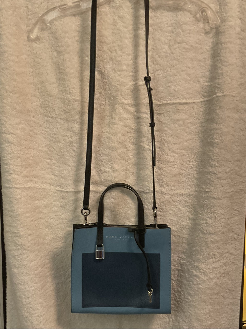 Marc Jacobs Mini Grind Colorblock Tote in Blue Heaven Multi M0016132 | listing photo 2