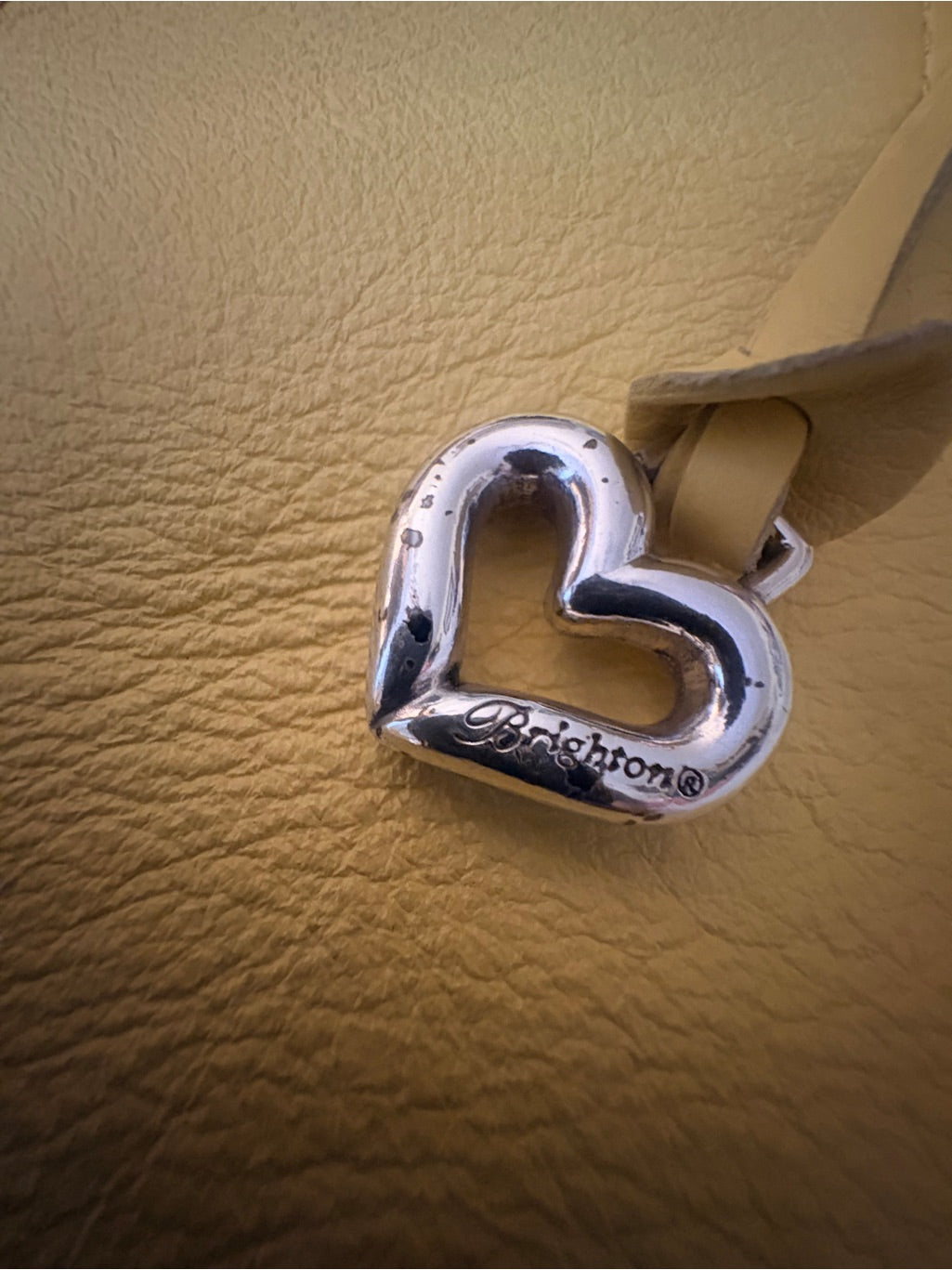 Brighton Pippa yellow leather bag