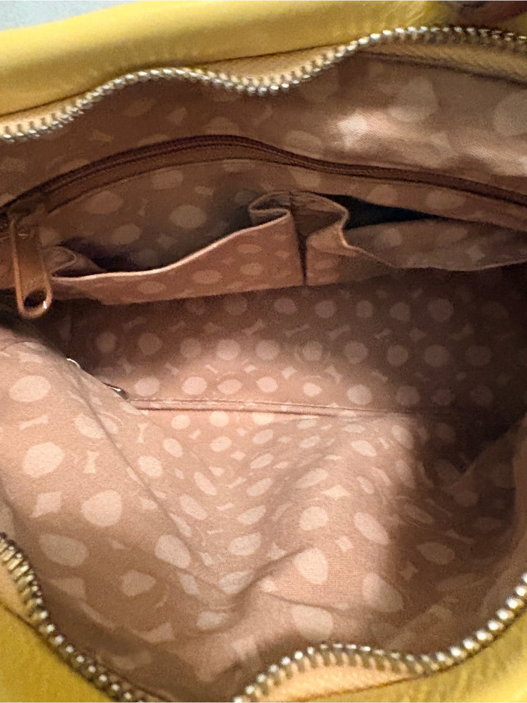 Brighton Pippa yellow leather bag