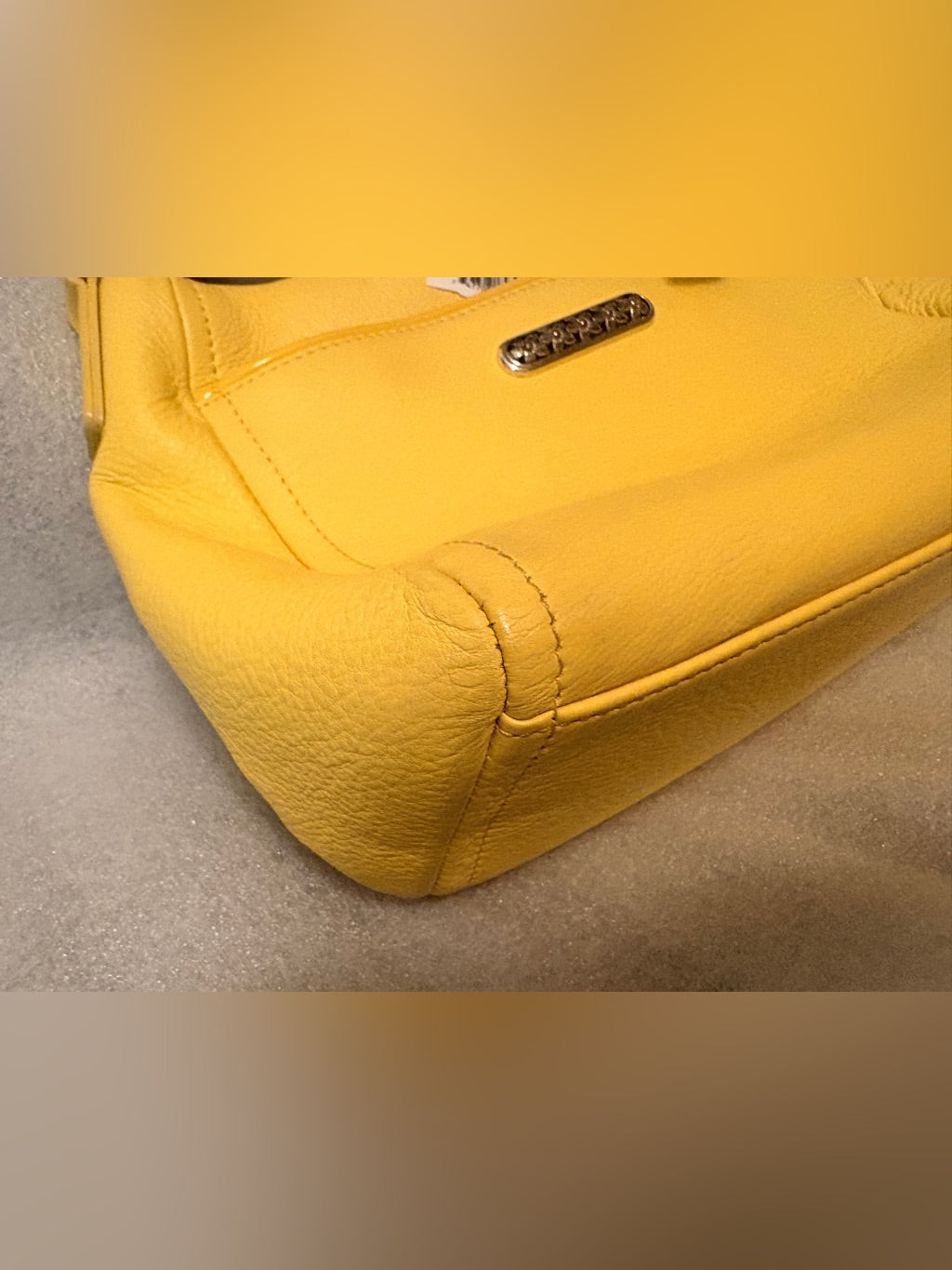 Brighton Pippa yellow leather bag