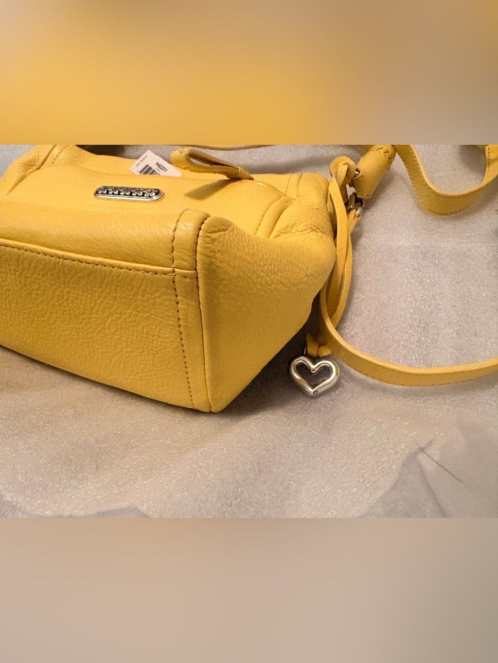 Brighton Pippa yellow leather bag