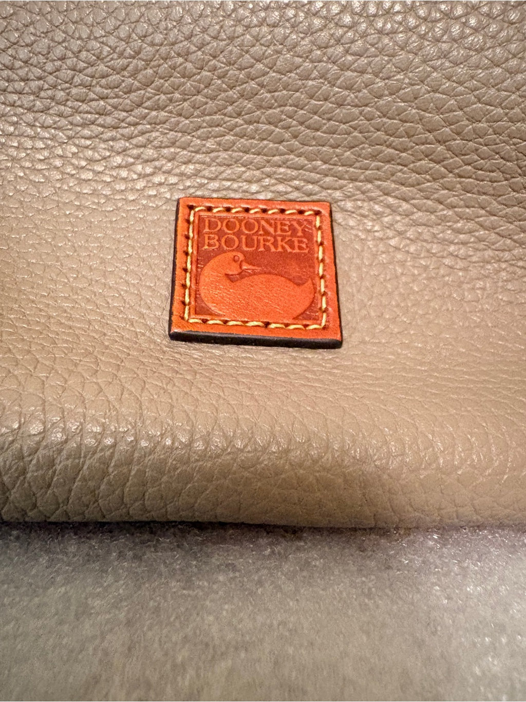 Dooney & Bourke grey hobo satchel