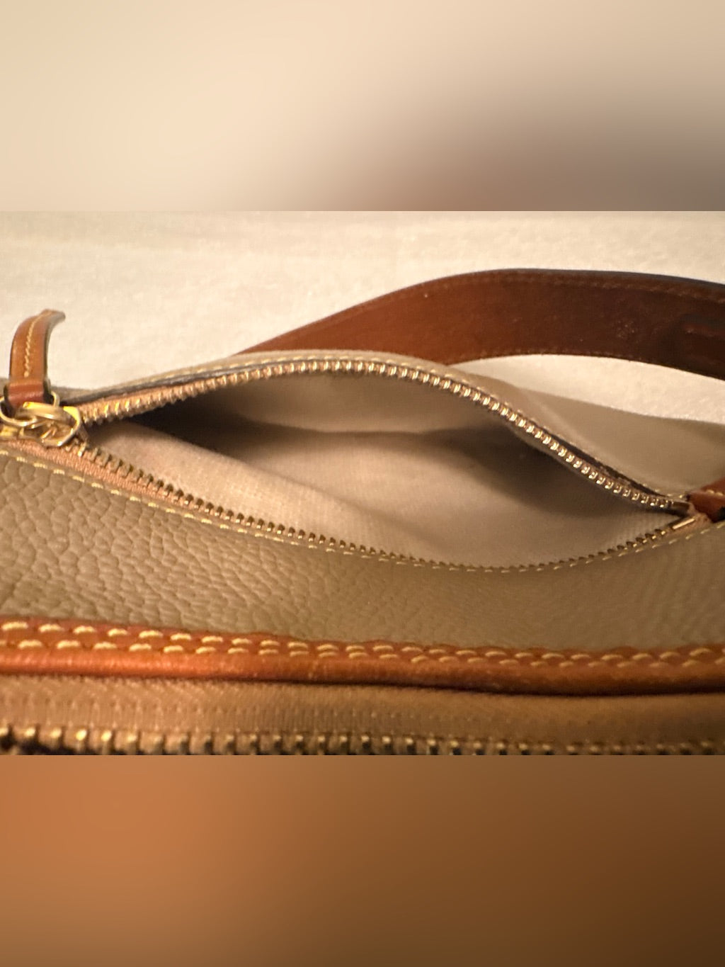 Dooney & Bourke grey hobo satchel