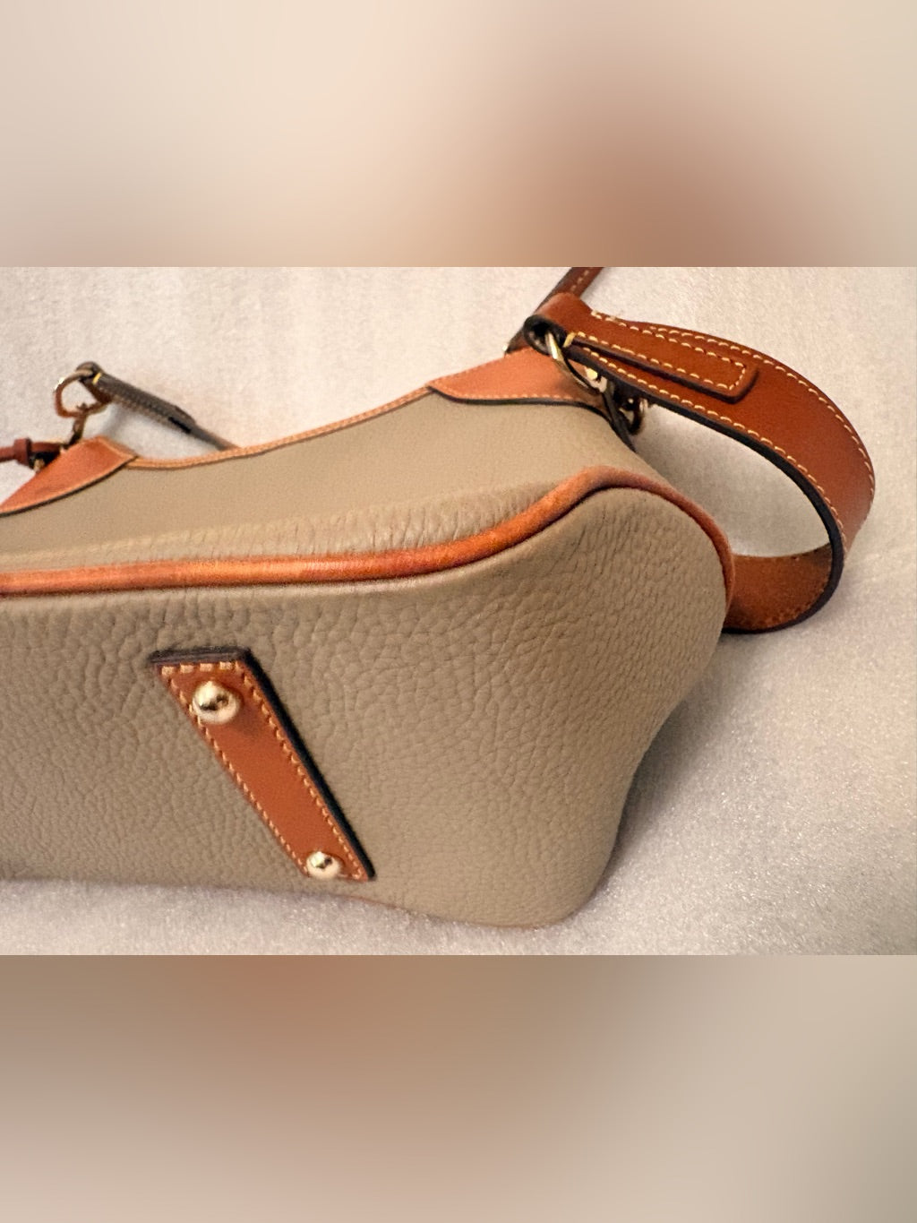 Dooney & Bourke grey hobo satchel