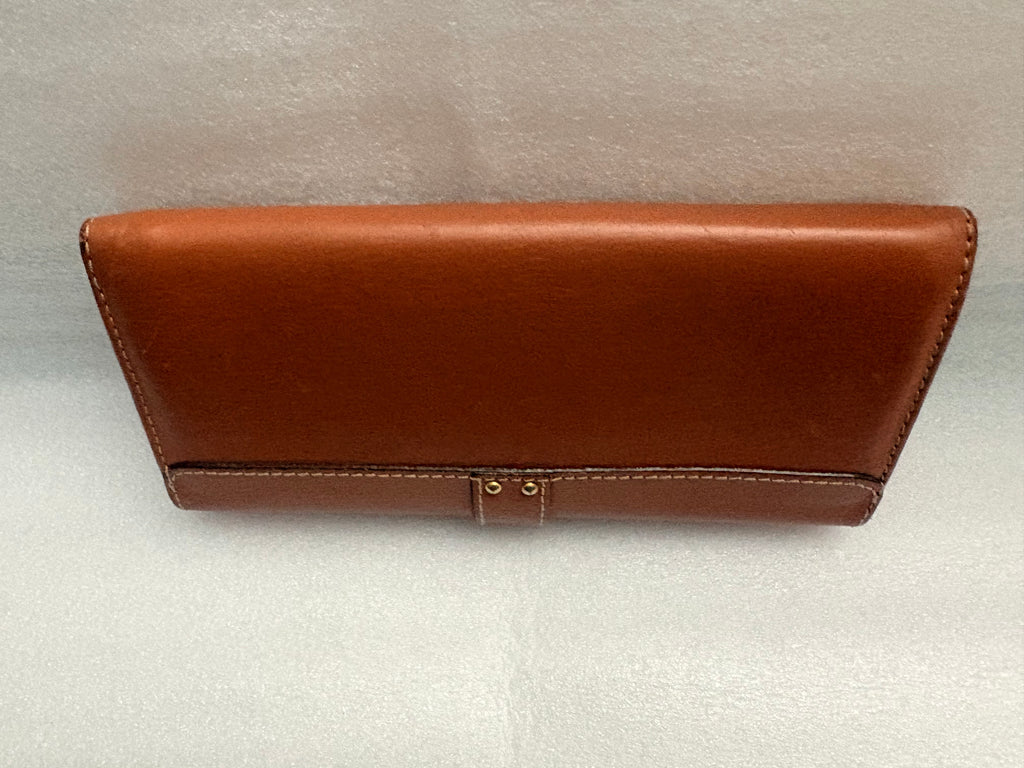Chloé Paddington Rosewood Leather Long Wallet Lock Key + COA Y2K