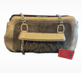 Cartier La Donna shoulder bag front view with Cartier authenticity card