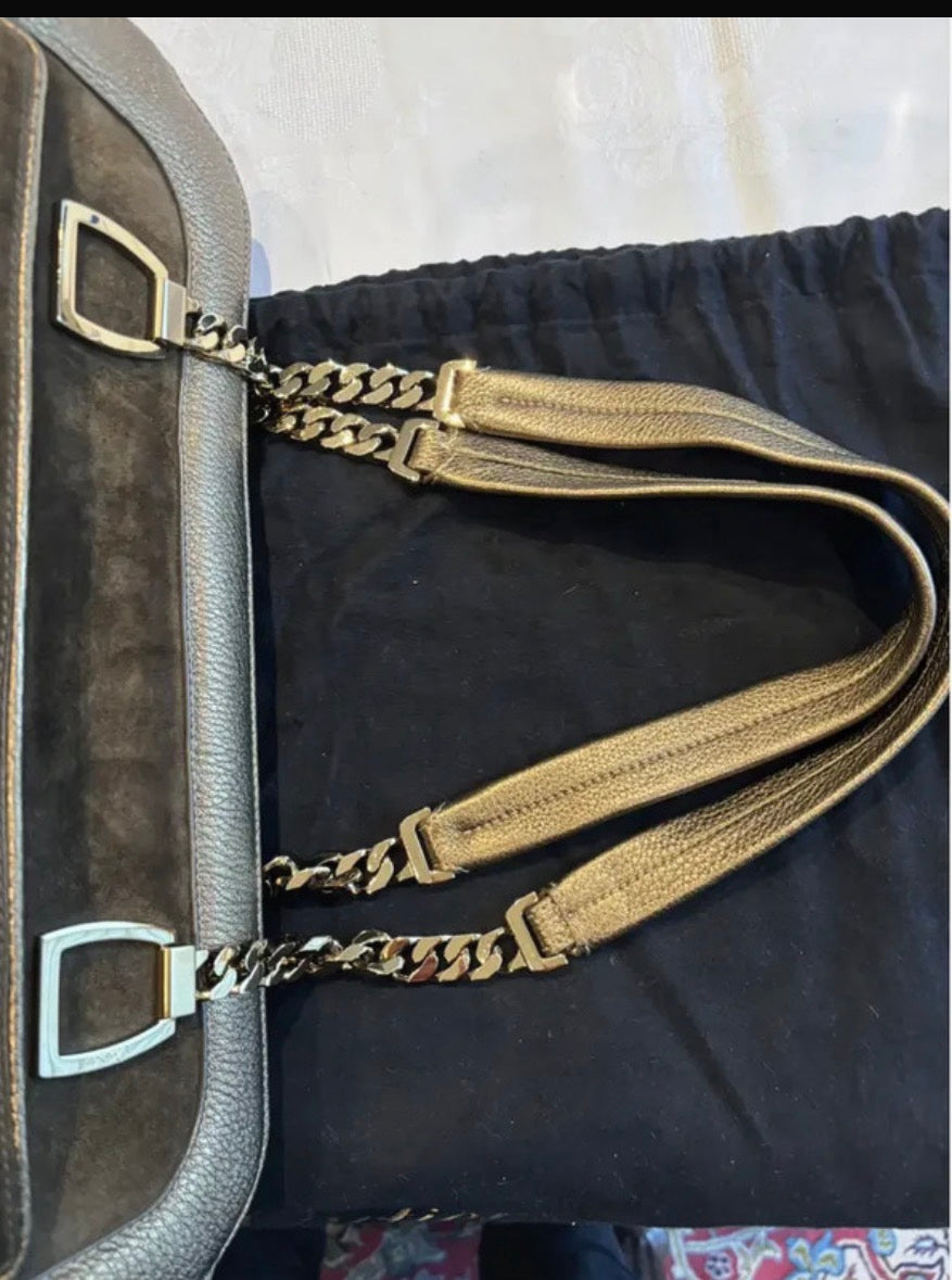 Cartier La Donna chain-and-leather shoulder straps