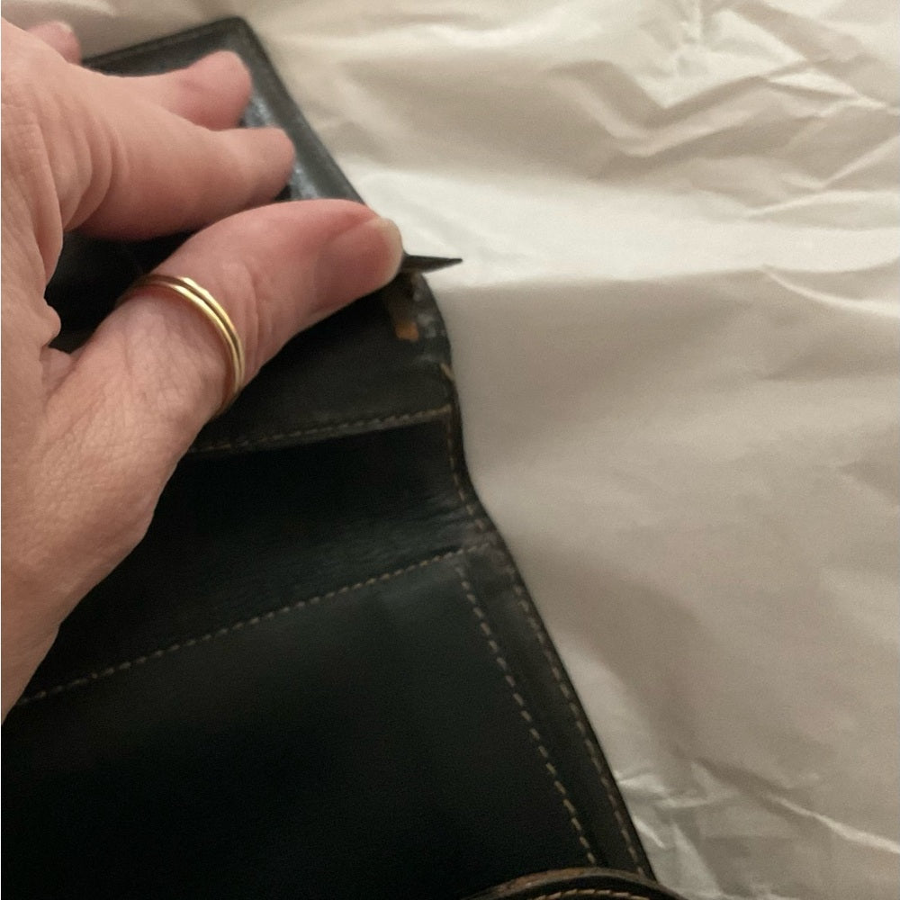 CELINE Vintage Horse Carriage Long Wallet – Archive Era. Made in Italy | listing photo 9