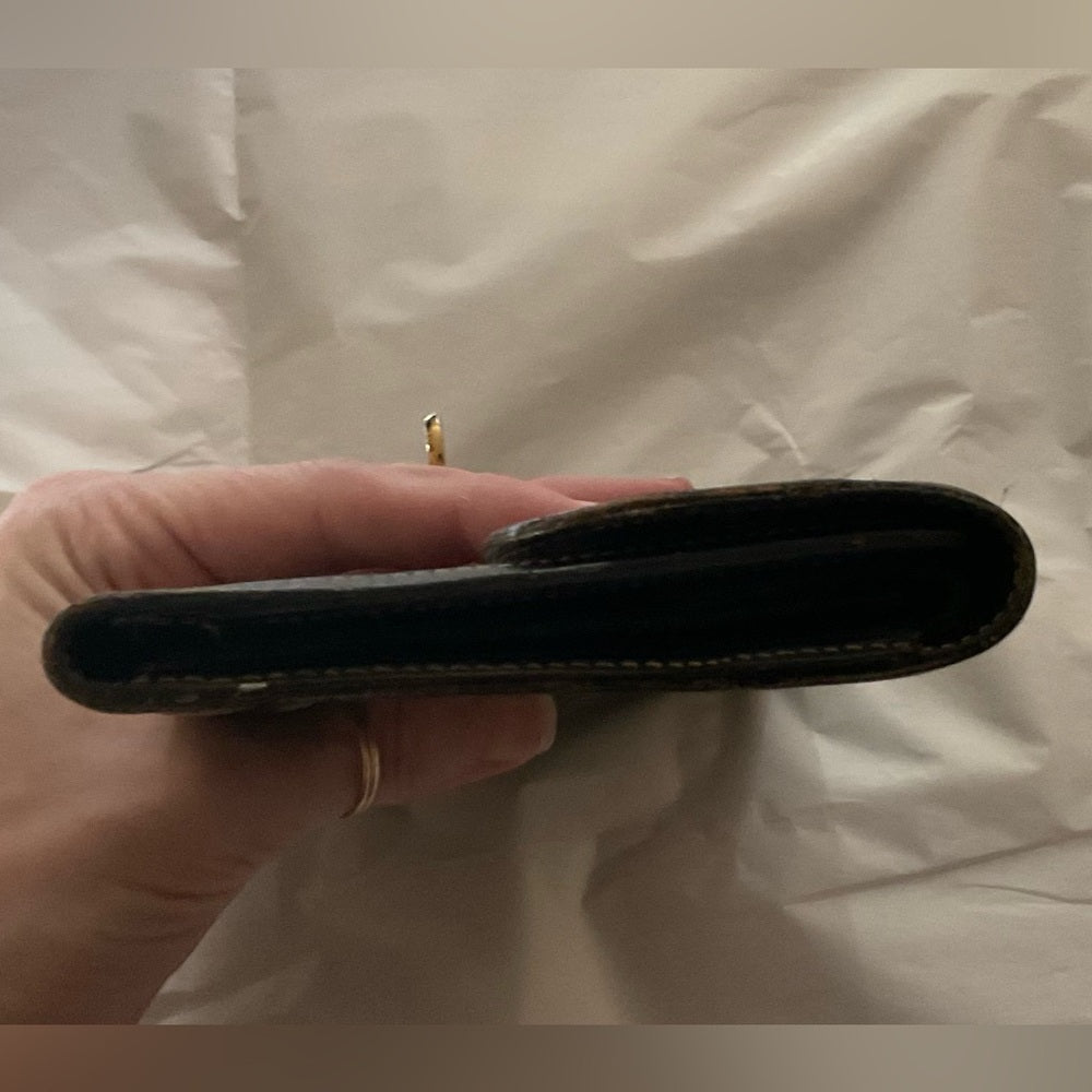 CELINE Vintage Horse Carriage Long Wallet – Archive Era. Made in Italy | listing photo 10