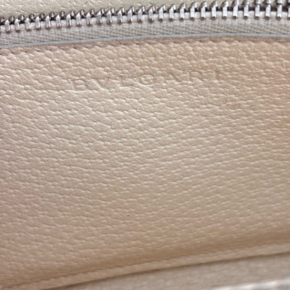 Bulgari coral pink BVLGARI logo zip-around wallet, photo 15 of 16
