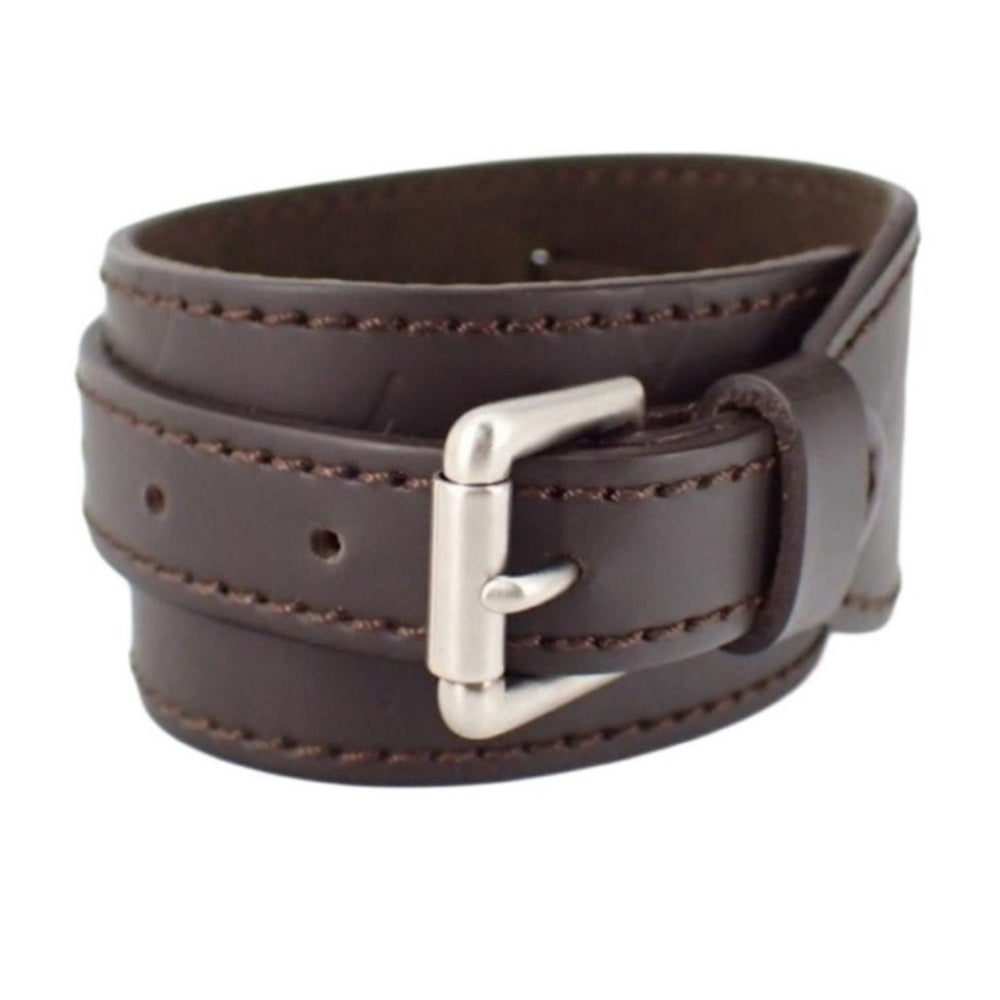 Louis Vuitton Monogram Glacé Leather Cuff Bracelet | June 2002 France | COA | listing photo 1
