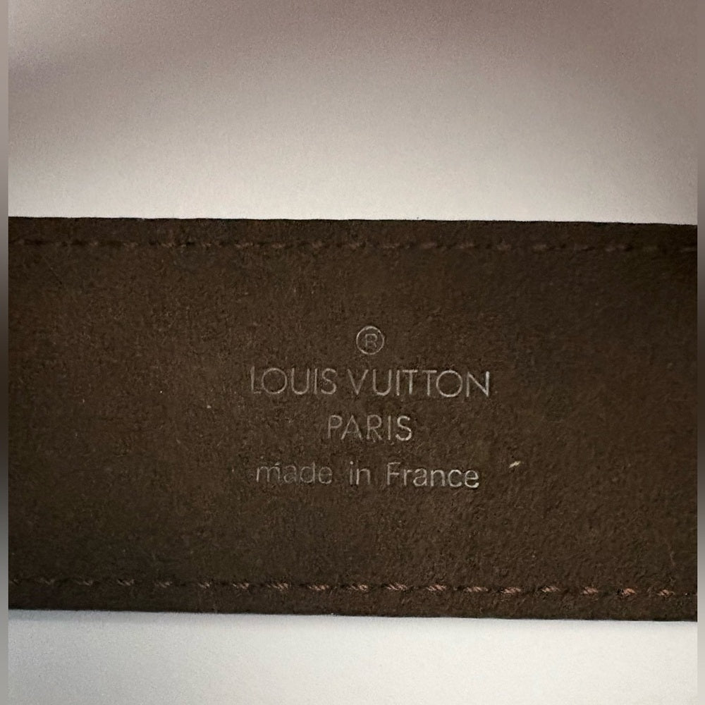 Louis Vuitton Monogram Glacé Leather Cuff Bracelet | June 2002 France | COA | listing photo 5