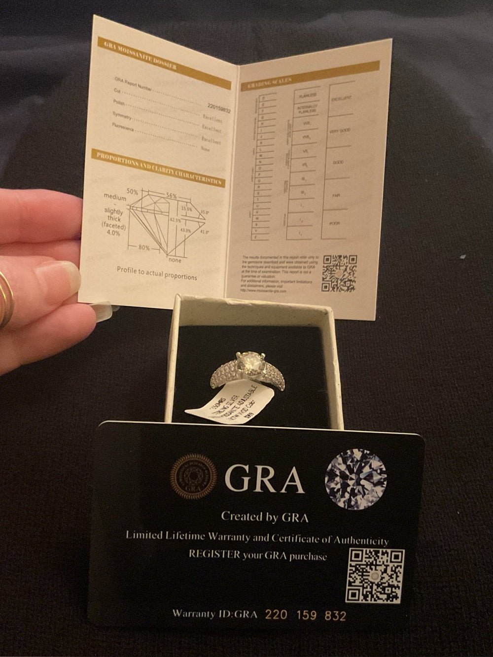 Green Moissanite SSVJewelry Set 4CTW Cathedral Ring&Halo Pendant GRA Certified! | listing photo 8