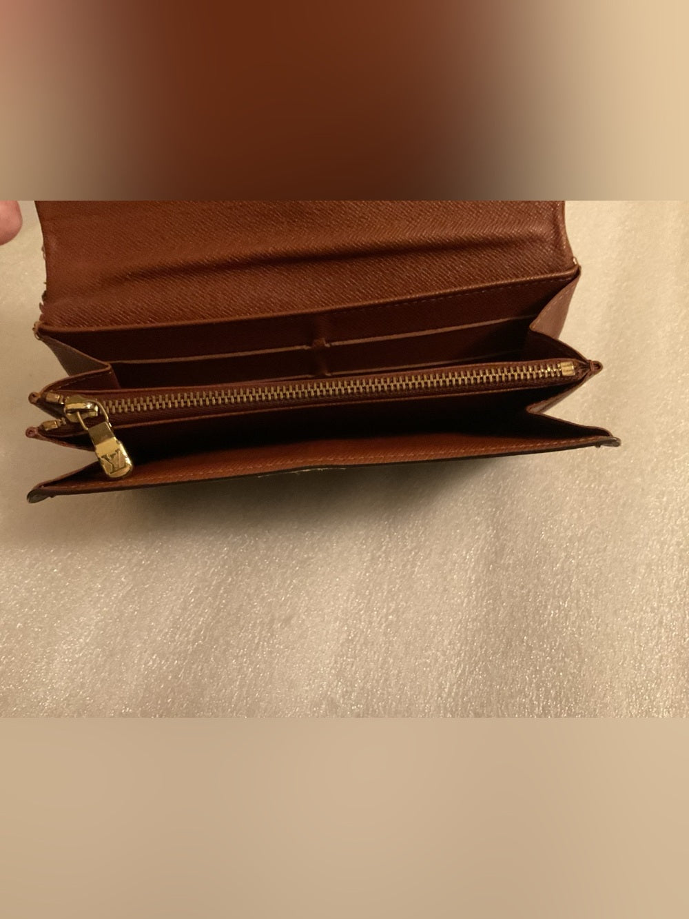 Louis Vuitton Vintage 2004 Monogram Sarah Wallet Long Bifold Made in France | listing photo 8
