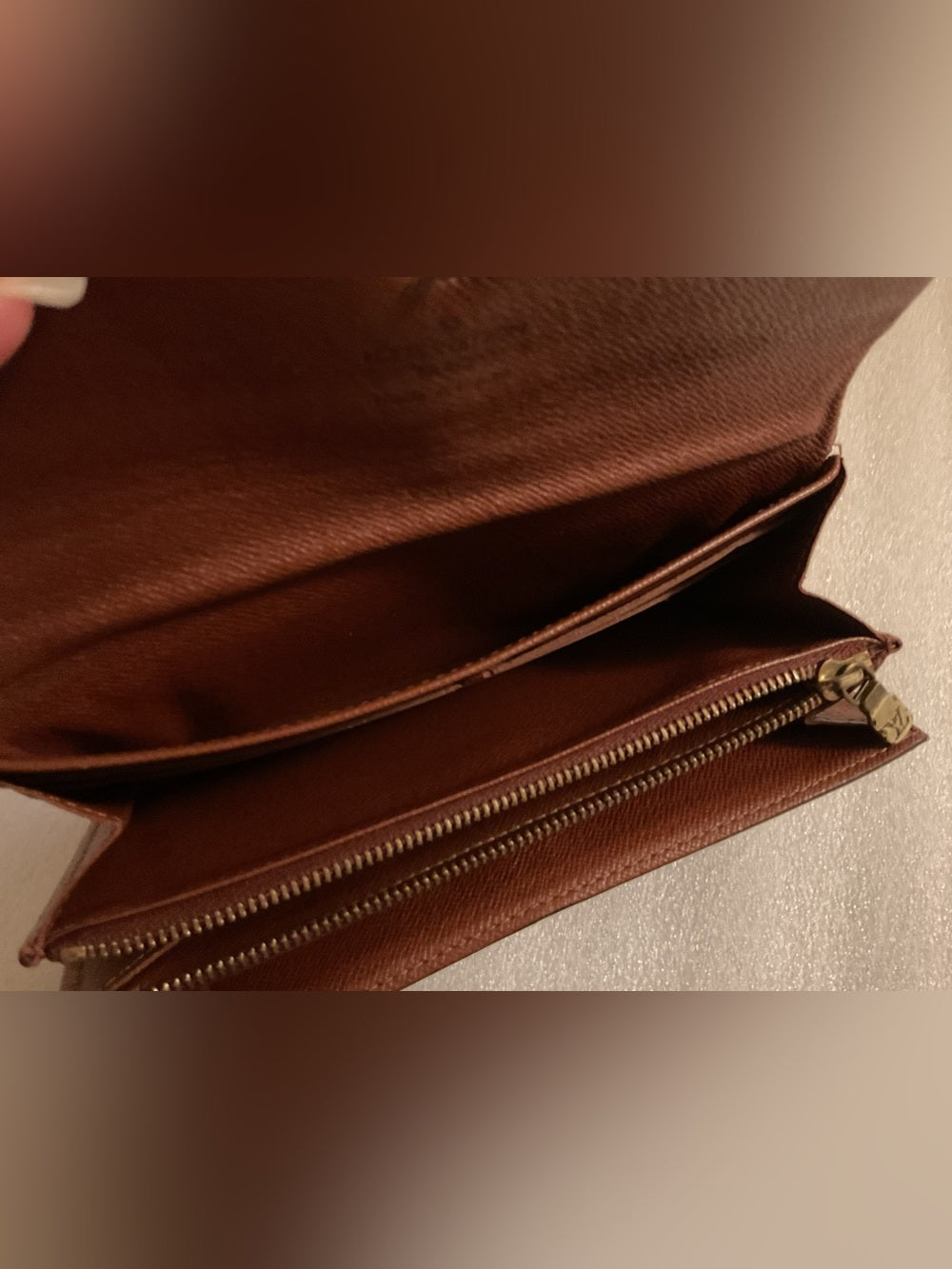 Louis Vuitton Vintage 2004 Monogram Sarah Wallet Long Bifold Made in France | listing photo 3