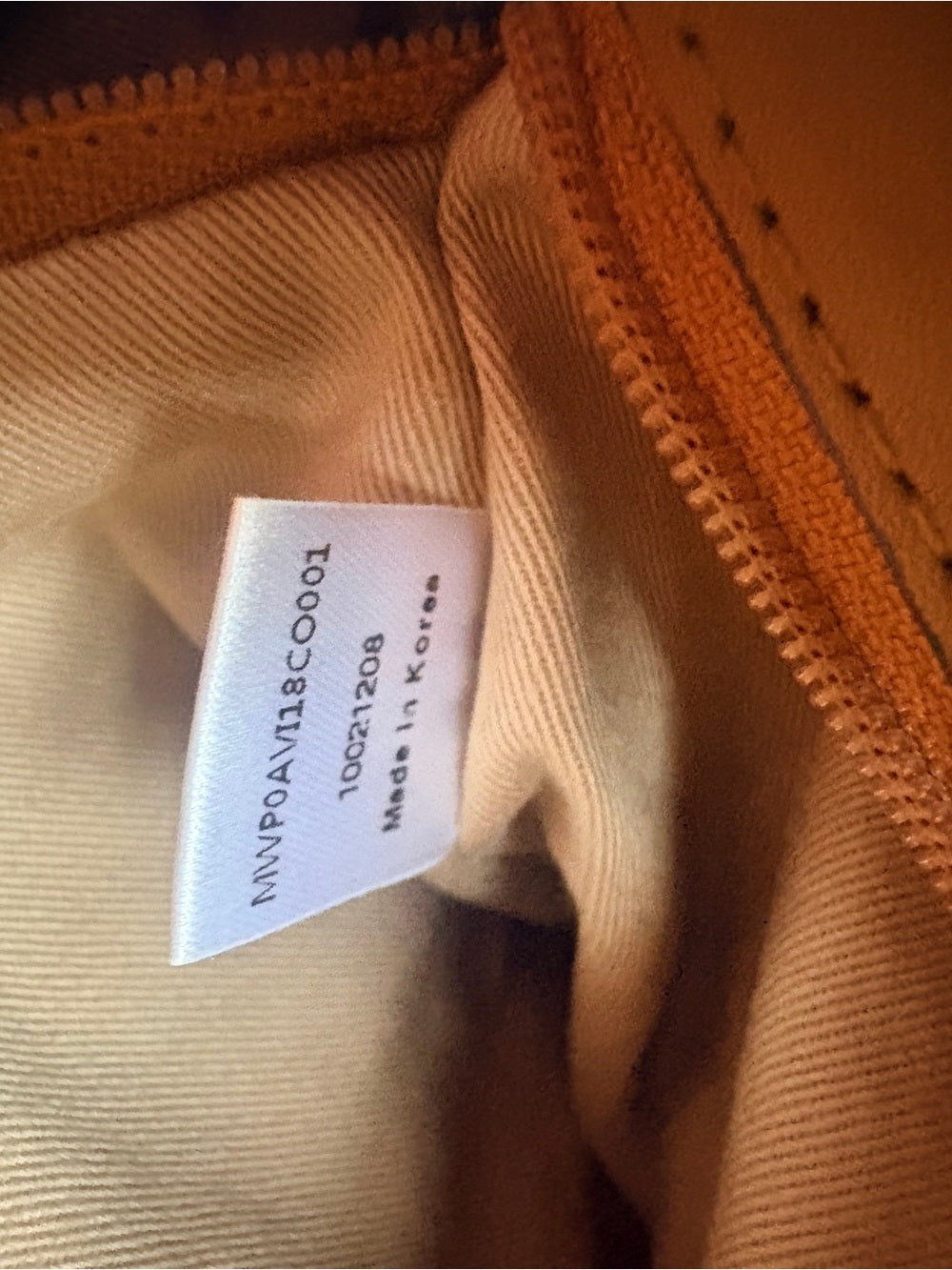 MCM Cognac Visetos Large Zip Tote Shoulder Bag Gold Hardware J4279 | listing photo 9